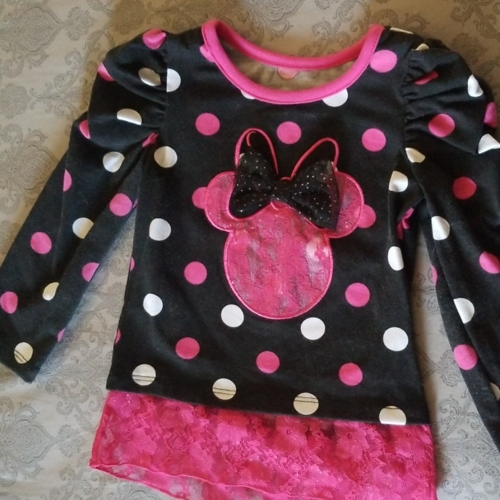 Disney brand Minnie Mouse long sleeved top